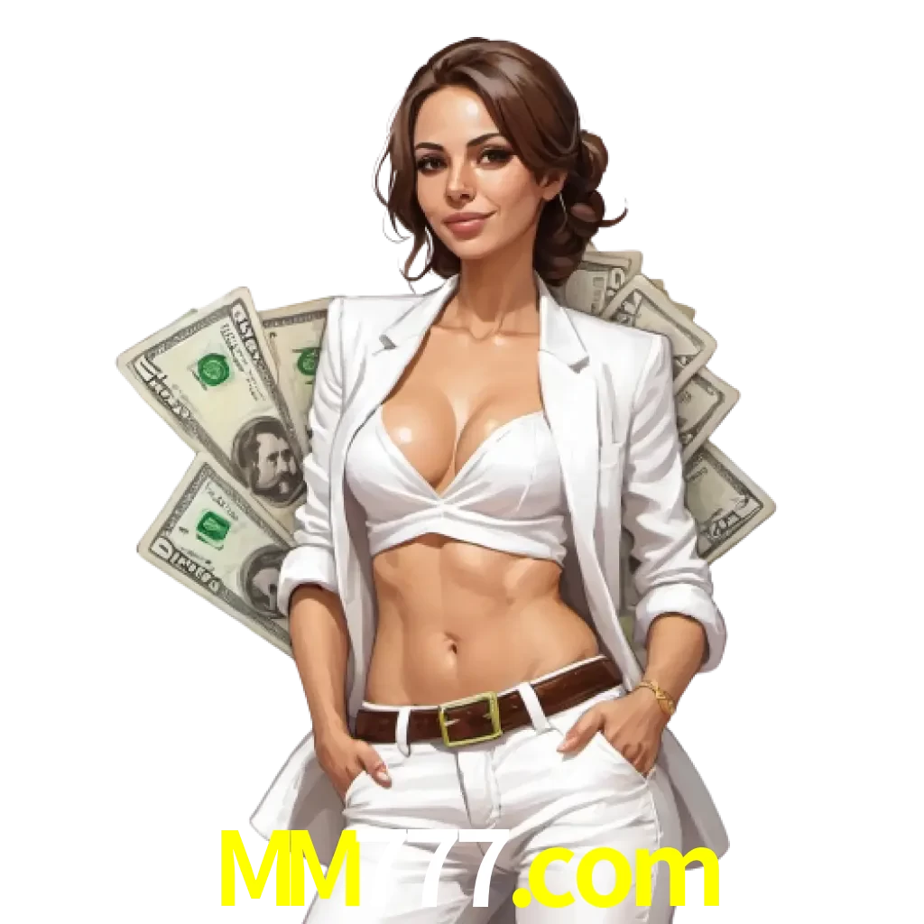 woman with money playing in mm777 bet casino