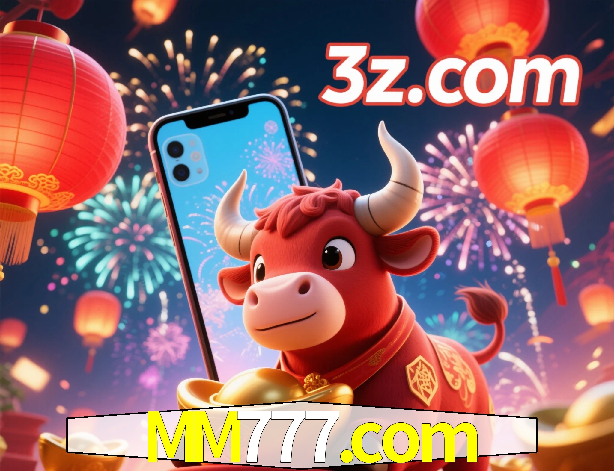 Slot machine 3D icon with number 7 and 1